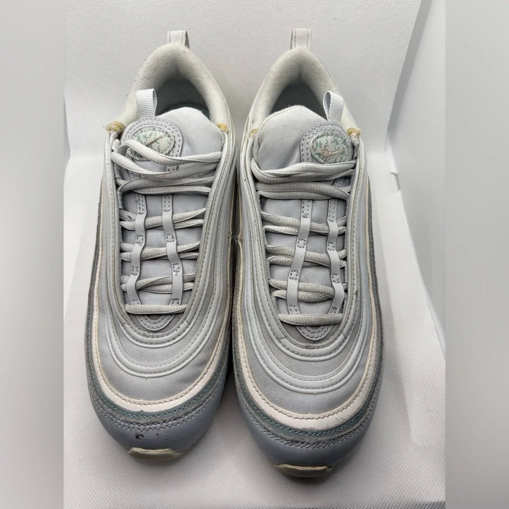 Women's Light blue and White Nike Sneakers - Picture 1 of 8